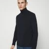 Filippa K TOM ROLLER NECK TEE - Long Sleeved Top - Navy -Filippa K shop 04c74a30ce4545b6b0eae18d7ef18dfb