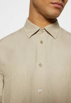 Filippa K OTIS SHIRT - Shirt - Grey Beige -Filippa K shop 0a3d68f5466b4b10919f42862c7c480b
