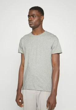 Filippa K ROLL NECK TEE - Basic T-shirt - Light Grey