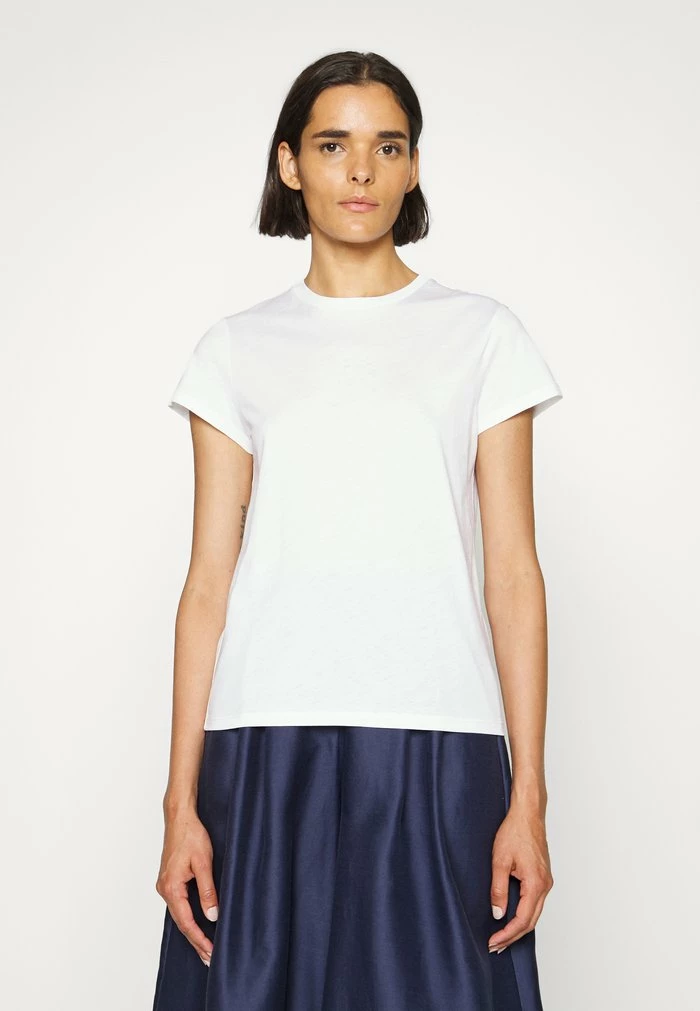 Filippa K SOFT TEE - Basic T-shirt - White 3 Filippa K SOFT TEE - Basic T-shirt - White