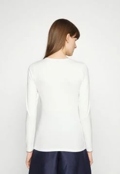 Filippa K LONG SLEEVE - Long Sleeved Top - White -Filippa K shop 17ebd775cf99493686c26ef39a35d0bd