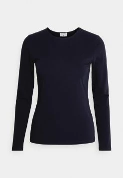 Filippa K LONG SLEEVE - Long Sleeved Top - Navy -Filippa K shop 23c8fb3f68e741659b49501c06a789db