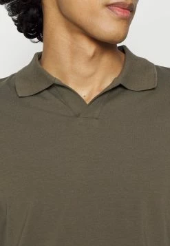 Filippa K LONG SLEEVE - Polo Shirt - Dark Olive 17 Filippa K LONG SLEEVE - Polo Shirt - Dark Olive -Filippa K shop 26982c6a382e47b7a844e249942b417a