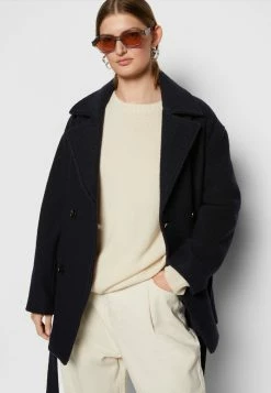 Filippa K KELSEY COAT - Classic Coat - Navy -Filippa K shop 2b0edec45668422cb25a2973e807a0a0