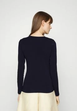 Filippa K LONG SLEEVE - Long Sleeved Top - Navy -Filippa K shop 2ca34e38bb764d4d811baac8198857d8