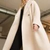 Filippa K KLARA COAT - Classic Coat - Ivory -Filippa K shop 3e2f17e853494164bf143104abf55b50