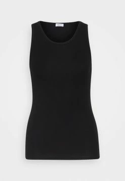 Filippa K FINE TANK - Top - Black -Filippa K shop 41693295c7664dfbbbdb328c3ff3f183