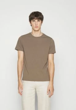 Filippa K TEE - Basic T-shirt - Mole Grey