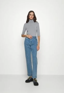 Filippa K ELBOW SLEEVE - Basic T-shirt - Fog Blue -Filippa K shop 4507a7bddb6b47f193b6043dd419ae1f