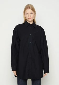 Filippa K DREW SHIRT - Button-down Blouse - Navy -Filippa K shop 4e7a8a075c8e4ac781f96f07a50fc35e