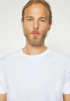 Filippa K TEE - Basic T-shirt - White -Filippa K shop 575fa0bea1e04022b61170a2ca317e3b