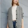 Filippa K MARGAUX CARDIGAN - Cardigan - Mid Grey Melange -Filippa K shop 5aa98b6be83a432bb80839462ec17e1b