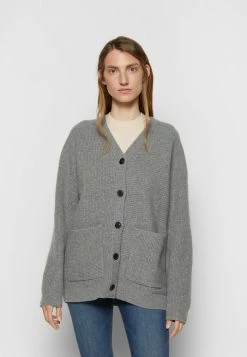 Filippa K MARGAUX CARDIGAN - Cardigan - Mid Grey Melange -Filippa K shop 5e5a302029ca498a88528929d237771d