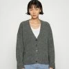 Filippa K ADRIENNE CARDIGAN - Cardigan - Mid Grey -Filippa K shop 5ed19a4cc8cc4167868516a79b5a2b5d