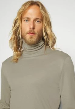 Filippa K JASPER TURTLENECK - Long Sleeved Top - Oyster Grey -Filippa K shop 5f725fa0c9844eb4a62af77913ce5e6a