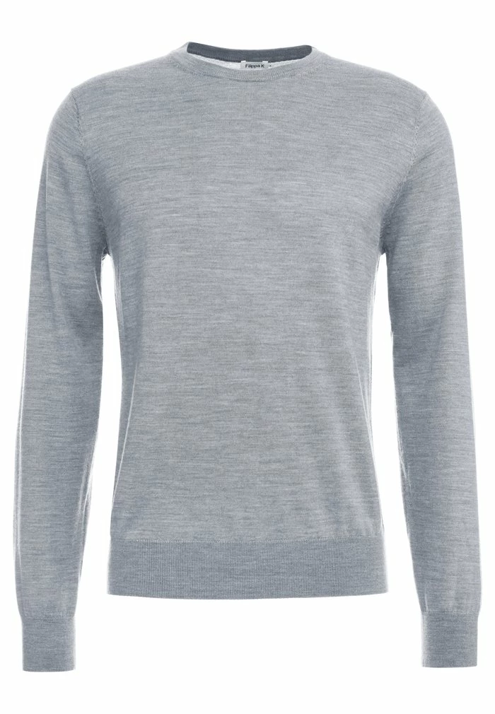 Filippa K SWEATER - Jumper - Grey Melange 6 Filippa K SWEATER - Jumper - Grey Melange - Image 4