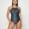 Filippa K HALTER PRINTED SWIMSUIT - Swimsuit - Blue -Filippa K shop 5fed0dff68e0434e9beb697c357687c5