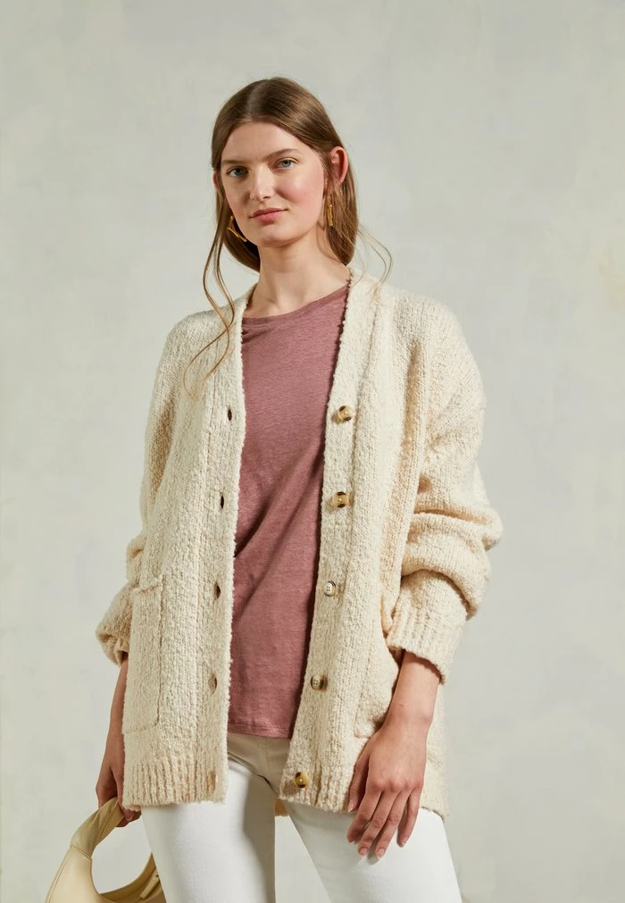 Filippa K MARE CARDIGAN - Cardigan - Ivory 3 Filippa K MARE CARDIGAN - Cardigan - Ivory