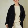 Filippa K KELSEY COAT - Classic Coat - Navy -Filippa K shop 6c40d803d0b9456c915286a436526df8