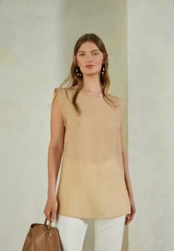 Filippa K FLORI BLOUSE - Top - Dune Beige