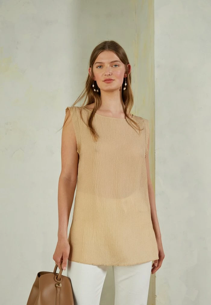 Filippa K FLORI BLOUSE - Top - Dune Beige 3 Filippa K FLORI BLOUSE - Top - Dune Beige