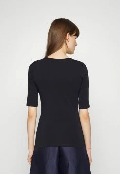 Filippa K ELBOW SLEEVE - Basic T-shirt - Navy -Filippa K shop 8269579f2e274de59437561f6b938b16