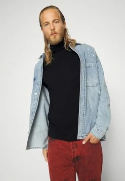 Filippa K TOM ROLLER NECK - Long Sleeved Top - Black -Filippa K shop 91f52e0bc0d44f58af20000fd09256ee