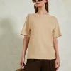 Filippa K Basic T-shirt - Dune Beige -Filippa K shop 98bae982003545ada30b17841fa66bbb