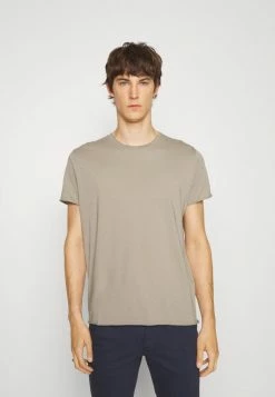 Filippa K ROLL NECK TEE - Basic T-shirt - Oyster Gre