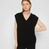 Filippa K CORINNE VEST - Jumper - Black -Filippa K shop 9da27447232e4bfe8022aec307eef86d