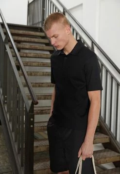 Filippa K TEE - Polo Shirt - Black