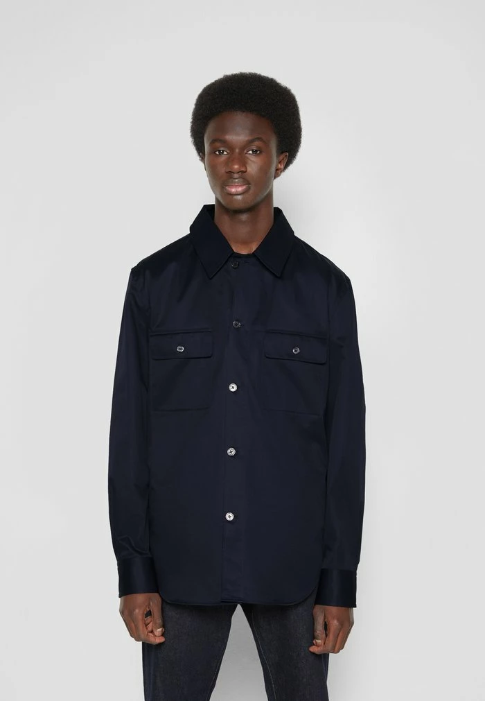 Filippa K OSCAR SHIRT - Shirt - Navy 3 Filippa K OSCAR SHIRT - Shirt - Navy