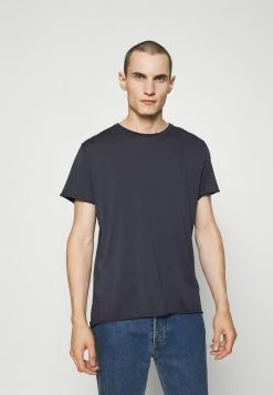 Filippa K ROLL NECK TEE - Basic T-shirt - Storm Blue