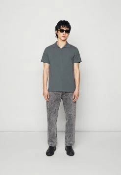 Filippa K Polo Shirt - Dusty Blue -Filippa K shop b132bb84d9f149d986edd0c6c43cac5c