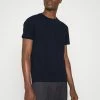 Filippa K TEE - Basic T-shirt - Navy -Filippa K shop b3860ed875c64c7cb75f75d654edb93b