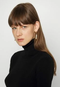 Filippa K ELBOW SLEEVE - Basic T-shirt - Black -Filippa K shop b68e0347ead14ca3b67c2986475d674b