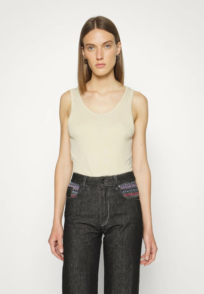 Filippa K JESS TANK - Top - Winter Beige 5 Filippa K JESS TANK - Top - Winter Beige - Image 3