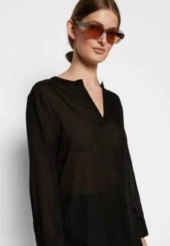 Filippa K LILJA BLOUSE - Tunic - Black -Filippa K shop ba328a634a0f431b950d45f61571de88
