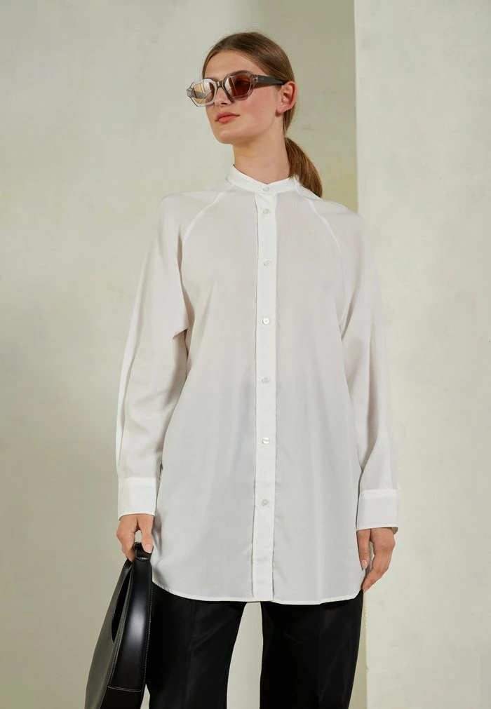 Filippa K ORIL SHIRT - Button-down Blouse - White 3 Filippa K ORIL SHIRT - Button-down Blouse - White