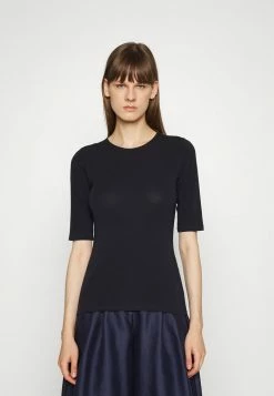 Filippa K ELBOW SLEEVE - Basic T-shirt - Navy