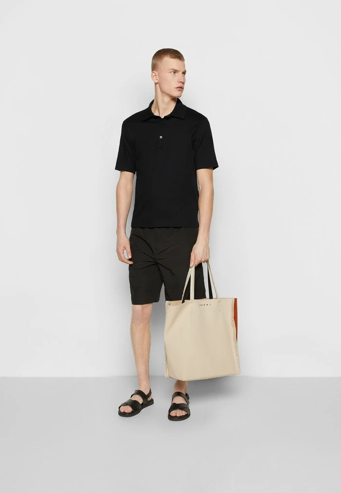 Filippa K TEE - Polo Shirt - Black 7 Filippa K TEE - Polo Shirt - Black - Image 5