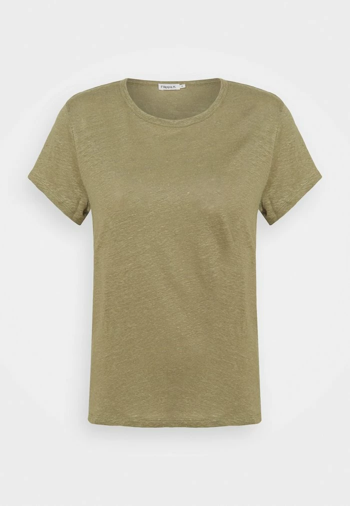 Filippa K HAZEL TEE - Basic T-shirt - Sage Green 7 Filippa K HAZEL TEE - Basic T-shirt - Sage Green - Image 5