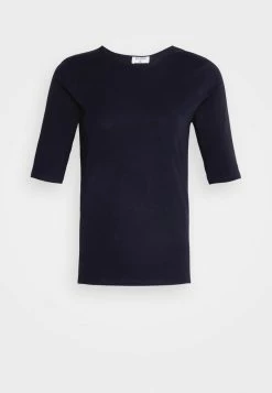 Filippa K ELBOW SLEEVE - Basic T-shirt - Navy -Filippa K shop d0e491101f784ce9921a327ea92bd885