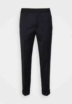 Filippa K TERRY CROPPED TROUSER - Trousers - Black -Filippa K shop d5312ba4159444d3ae3ab64517e70f47