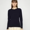 Filippa K LONG SLEEVE - Long Sleeved Top - Navy -Filippa K shop d60acfb8372c4d1ebb107fb2c0840138