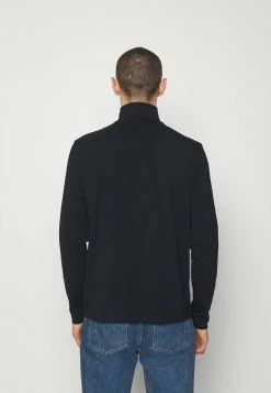 Filippa K TOM ROLLER NECK TEE - Long Sleeved Top - Navy -Filippa K shop d6760a21b6b54de8b0313f0ea224b171