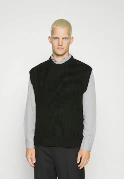 Filippa K M ALEXANDER VEST - Jumper - Black