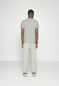 Filippa K ROLL NECK TEE - Basic T-shirt - Light Grey -Filippa K shop dfe385481ba44fd0ba19311fa3ed128e
