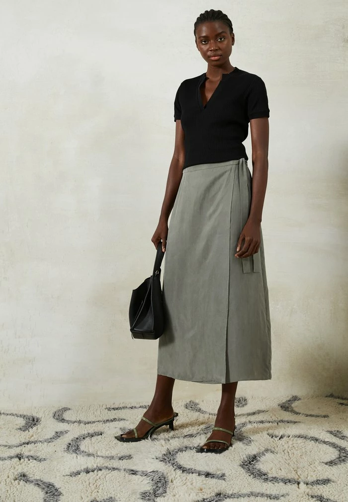 Filippa K KEYLA SKIRT - Pencil Skirt - Mist Green 3 Filippa K KEYLA SKIRT - Pencil Skirt - Mist Green