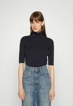 Filippa K ELBOW SLEEVE - Basic T-shirt - Navy